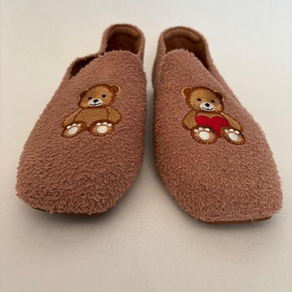 Vivaia womens tan mink knit Samantha Square-Toe Terry Knit Loafers size 43 US 11 - Picture 4 of 11
